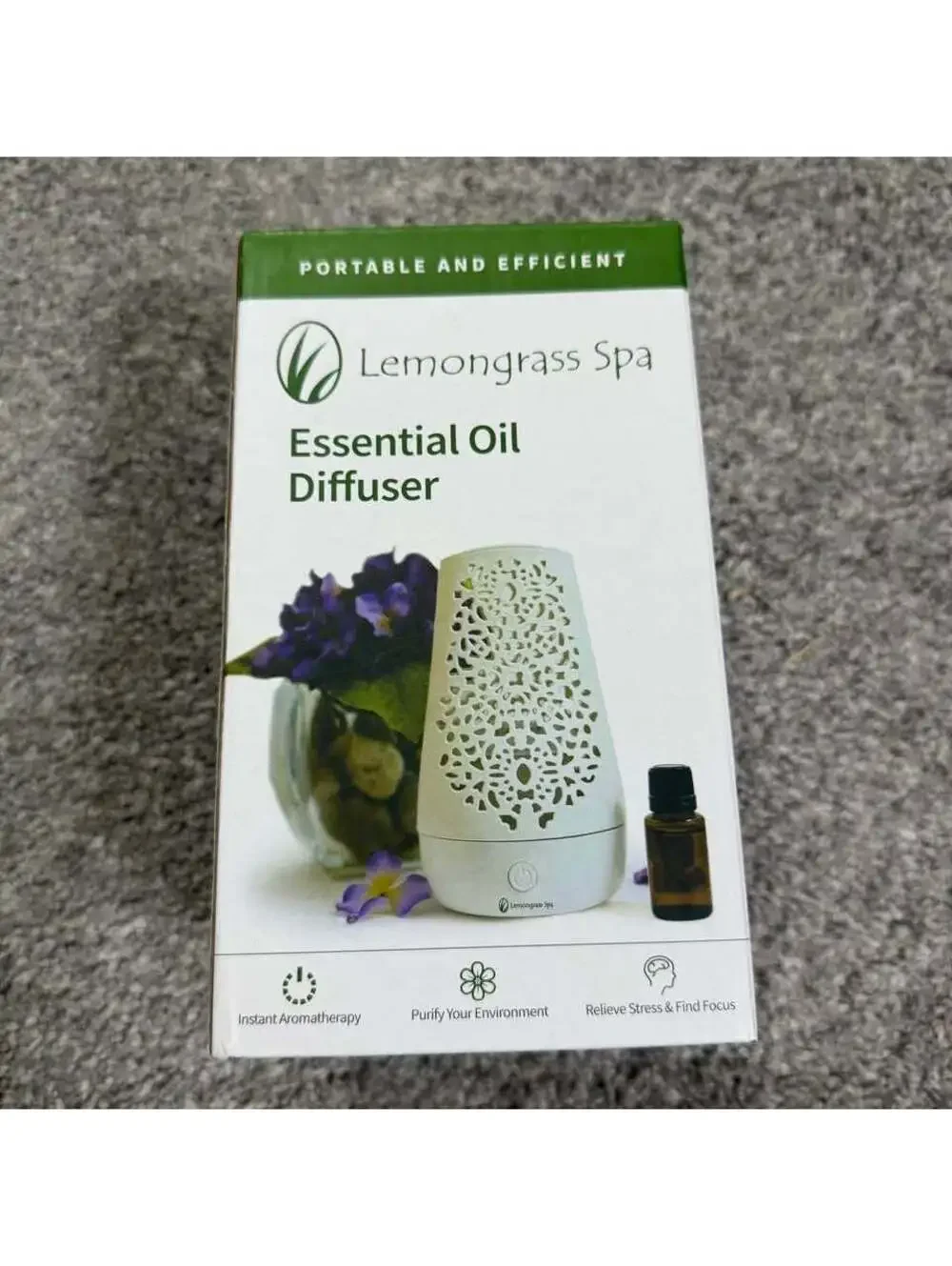Lemongrass Spa Essential Oil Diffuser NEW